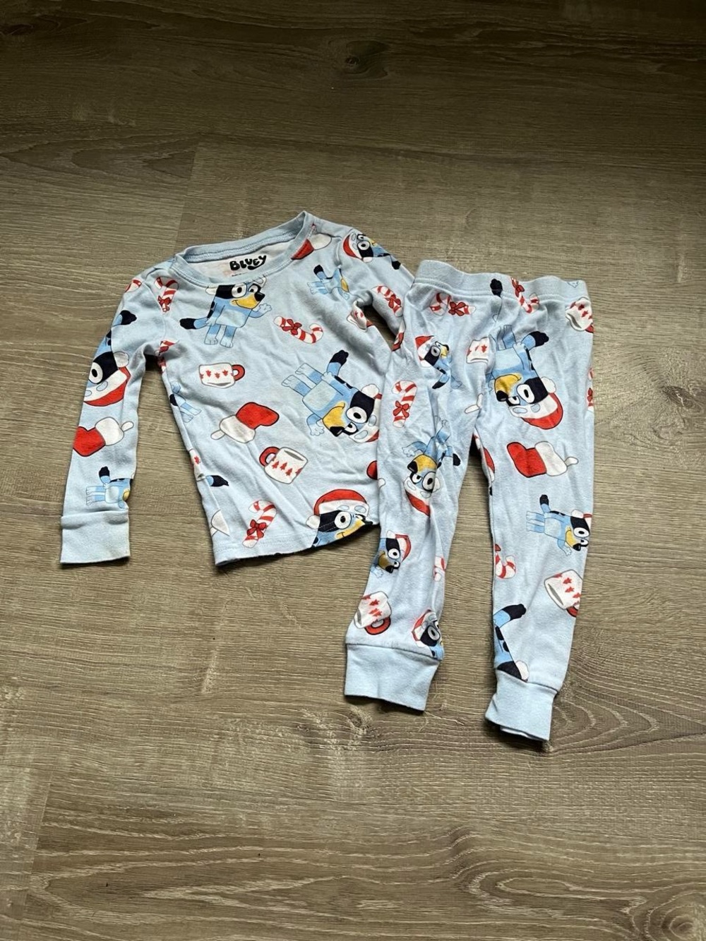 Bluey Christmas Holiday Unisex Toddler 2-Piece Pajama Set